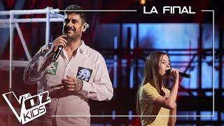 Melendi y Vera Lukash cantan "Con solo una sonrisa" | La Final | La Voz Kids Antena 3 2024