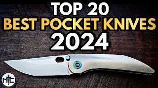 THE TOP 20 BEST POCKET KNIVES OF 2024 - Mid Year