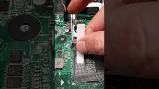 Index Card Trick to Straighten Bent Cpu Socket Pins  