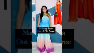 Outfit from old saree Ep-4 #viral #trending #outfitfromscratch #shorts #shortvideo #youtubeshorts