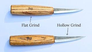 How To Hollow Grind & Sharpen A Sloyd Knife - Nic Westermann