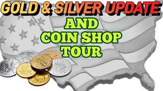 WHAT IS UP WITH GOLD & SILVER?! Market update and coin shop walkthrough.