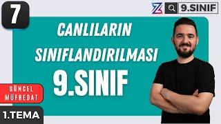 9. SINIF BİYOLOJİ YENİ MÜFREDAT | CANLILARIN SINIFLANDIRILMASI | MAARİF MODELİ | 8. DERS