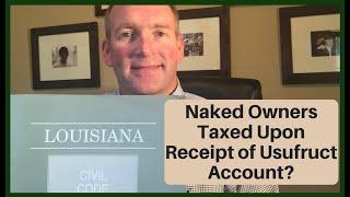 Are Usufruct Account Assets Taxed to the Naked Owners?