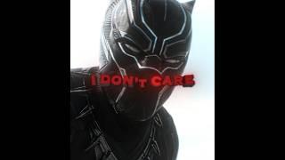 "I Don't Care" - Black Panther Edit | Com Medo! (Slowed & Reverb)