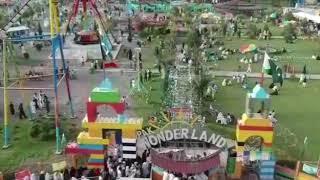 Beautiful Drone View Of Pak Wonderland Park Haripur