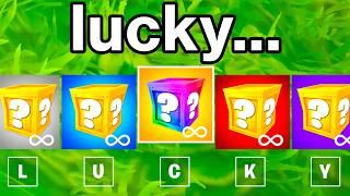 Fortnite, But Everyone Has LUCKY BLOCKS!