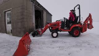 Cheap Snow Plow for the BX Kubota