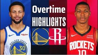 Golden State Warriors vs. Houston Rockets OT Full Highlights - Nov 2 - 2024 NBA Highlights