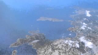 Flying Over Skyros Island in Greece