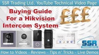 Hikvision IP PoE Video Intercom System Buyers Guide for Doorbell Home Shop Office 2022