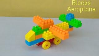 How to make an Aeroplane with Building Blocks (Aeroplane-2)/Building Blocks Kids/Block Aeroplane/