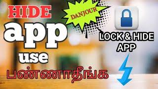 Dont use Lock & Hide apps_hide app issues_tamil | Fallen Selva | Fs