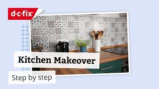 Easy & fast to a new splashback with d-c-fix® | Kitchen Makeover on a budget