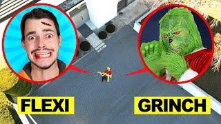 GRINCH entführt FLEXI und BLUEY mit DROHNE ÜBERWACHT im ECHTEN LEBEN !!