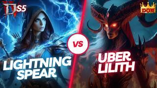 Lightning Spear Wrecks Uber Lilith and the Tormented Bosses too Diablo 4