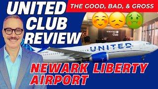 United Club -Newark Airport Term. C: The Good Bad & GROSS #unitedairlines  #newarkairport  #airport