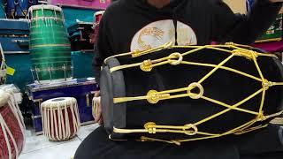 Rare Black & Gold Dholak | Bollywood Demo