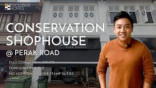 A look into Singapore's Conservation Shophouse in little India - Perak road.