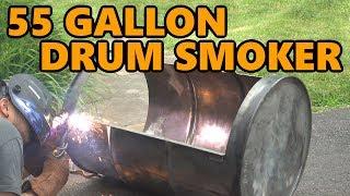 55 Gallon Drum Smoker Build Project