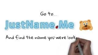 www.justname.me Baby Names site promotion video