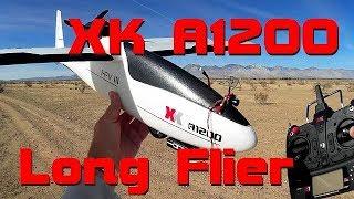 XK A1200 Large Stabilized FPV Glider Flight Test Review