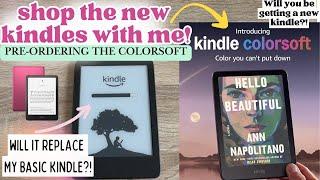 NEW KINDLES! PRE-ORDER THE NEW KINDLE COLORSOFT WITH ME! #kindlecolorsoft #kindlecolor #paperwhite