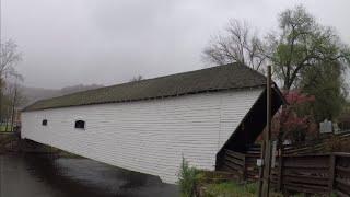 Historical Covered & Concrete Bridges | East Tennessee | Saw a Odd Concrete Channel in Creek