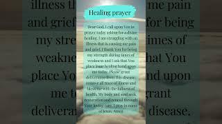 Healing prayer  believe and let God heal you  #heal #healing #prayer