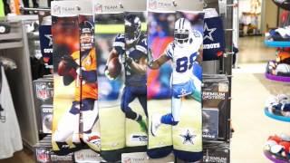 For Bare Feet NFL Sublimated Player Socks   Fanzz