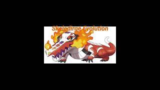 Skeledirge Evolution (I apologize for it not being well edited) #pokemon #skeledirge #fuecoco
