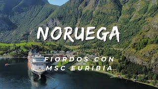  Norwegian Fjords Cruise | Crucero Fiordos Noruegos - MSC Euribia 2023 cinematic drone video