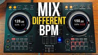 HOW TO MIX DIFFERENT BPM SONGS - DDJ 400