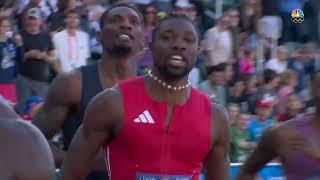 Noah Lyles wins Trials 100m | U.S. Olympic Track & Field Trials