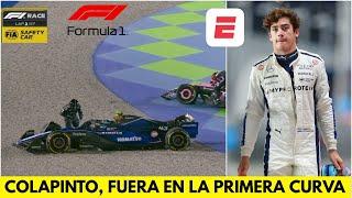 FRANCO COLAPINTO CHOCÓ en la primera curva y queda FUERA del GP de CATAR | Fórmula 1