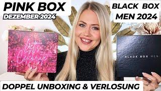 PINK BOX DECEMBER 2024 & BLACK BOX MEN 2024 | DOUBLE GIVEAWAY 