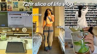 slice of life  REALISTIC & PRODUCTIVE days in my life: back to pharmacy, studying & PR hauls