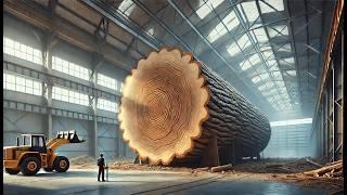 The Power of Technology: Explore Modern Wood Processing Process!