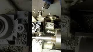 Restoring The Big Grindstone Pt 69 Turning Hub Shaft To Size