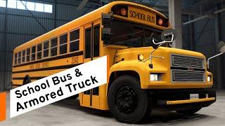 BeamNG.drive - School Bus & Armored Truck Expansion