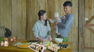 Enjoy Sushi from a Mountain Family: Building a Sink for the New Kitchen