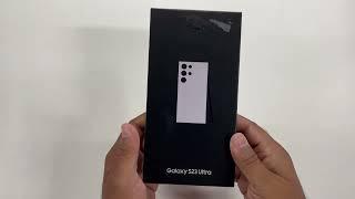 Unboxing SAMSUNG Galaxy S23 Ultra - Lavender