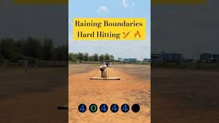 RAINING BOUNDARIES | HARD HITTING   #cricket #shorts #gopro #cricketlover #cricketshorts #virat