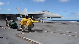 Shooting F-18 Super Hornet Topside