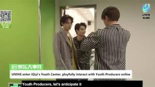 [ENG SUB] UNINE enter iQiyi's Youth Center and interact with Youth Producers online