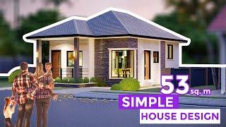 Simple House Design (53 square meters)