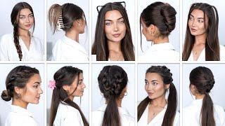 10 EASY HEATLESS BACK TO SCHOOL HAIRSTYLES! 2023