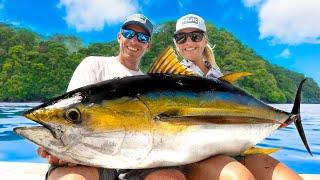 2 Days in Monster Tuna Paradise! Catch Clean & Cook