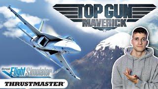 TOP GUN im Flight Simulator! Kostenloses DLC + Gewinnspiel mit Thrustmaster! AeroSimGermany