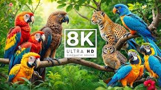 THE WONDERFUL BEAUTY OF WILD ANIMALS 8K ULTRA HD 60FPS | with Cinematic Sound